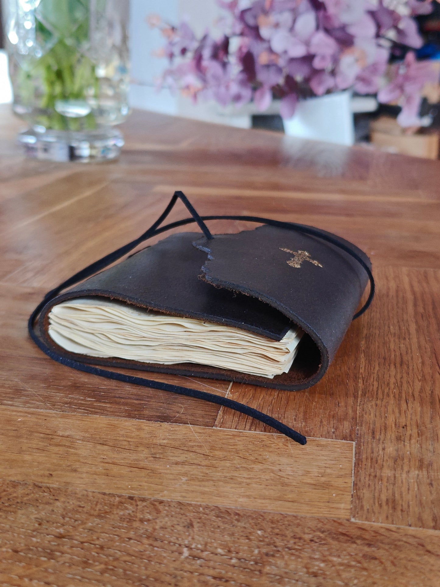 Black Journal with Golden Cross
