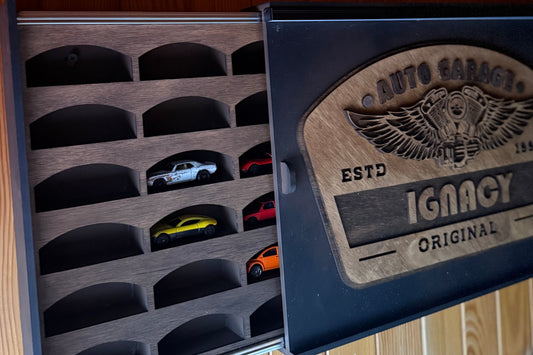 Toy Cars Display Shelf/Wall Car Garage